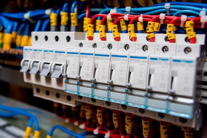 Travaux de rénovation électrique.